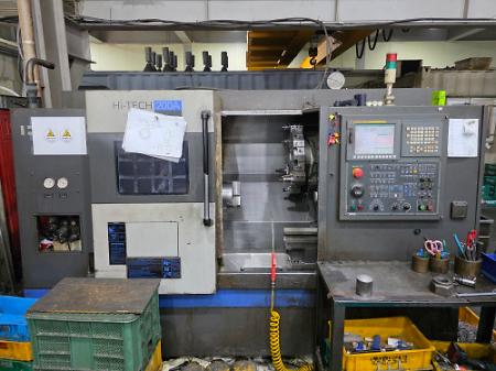 HI-TECH 200A 8"CNC LATHE, WHACHEON